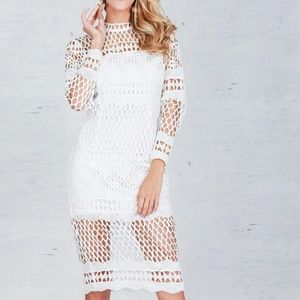 Long Sleeved Sexy Dress